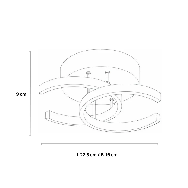 Acantha - Moderne LED Plafondlamp - Image 5