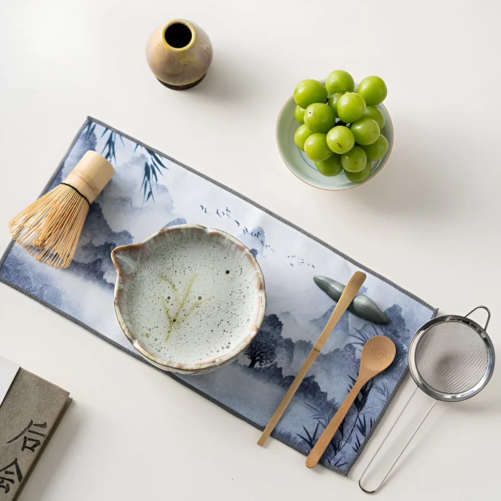 Aikoren – 8 Delige Matcha Theeset met Handgemaakte Keramische Kom 550ml - Image 12