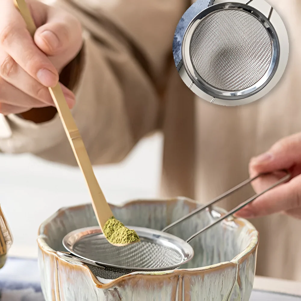 Aikoren – 8 Delige Matcha Theeset met Handgemaakte Keramische Kom 550ml - Image 6