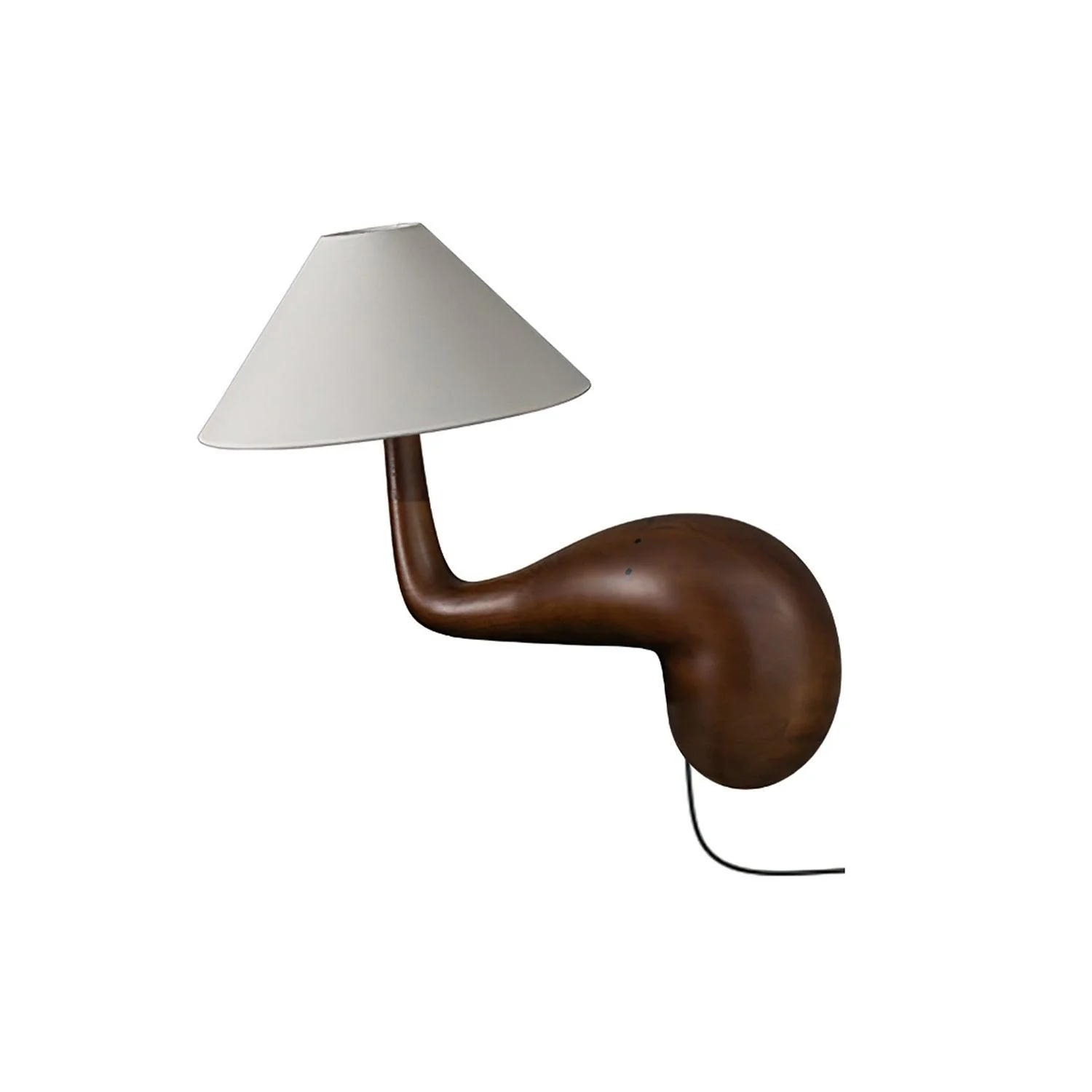 Aluneth – Houten Tafellamp met Laagprofiel en Minimalistisch Ontwerp - Image 2