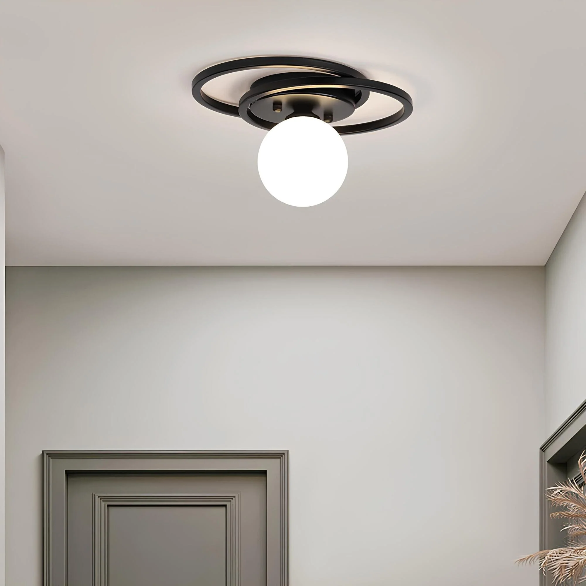 Alura - Gouden LED Plafondlamp met Tijdloos Bolvormig Ontwerp - Image 4