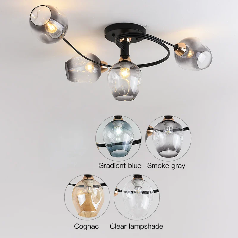 Morvella - Moleculaire Glazen Plafondlamp - Image 10