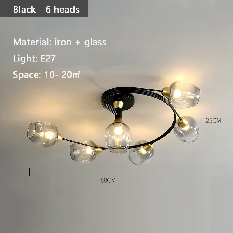 Morvella - Moleculaire Glazen Plafondlamp - Image 4