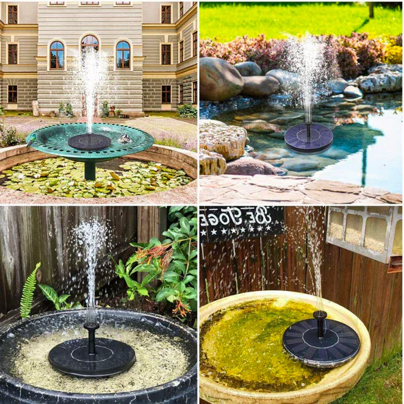 Aquareed – Zonne fonteinpomp voor tuin waterornament - Image 2