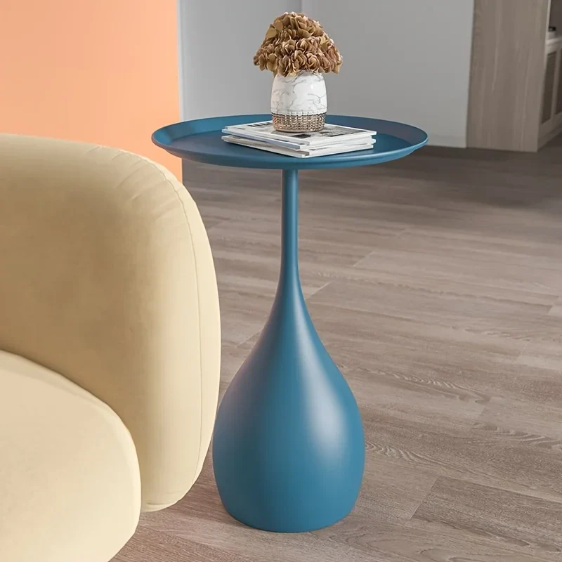 Ariessa - Mobiele Ronde Bijzettafel met Licht Luxe Mini Design voor Bank of Bed - Image 3