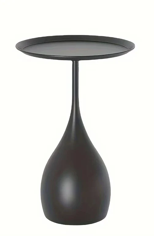 Ariessa - Mobiele Ronde Bijzettafel met Licht Luxe Mini Design voor Bank of Bed - Image 7