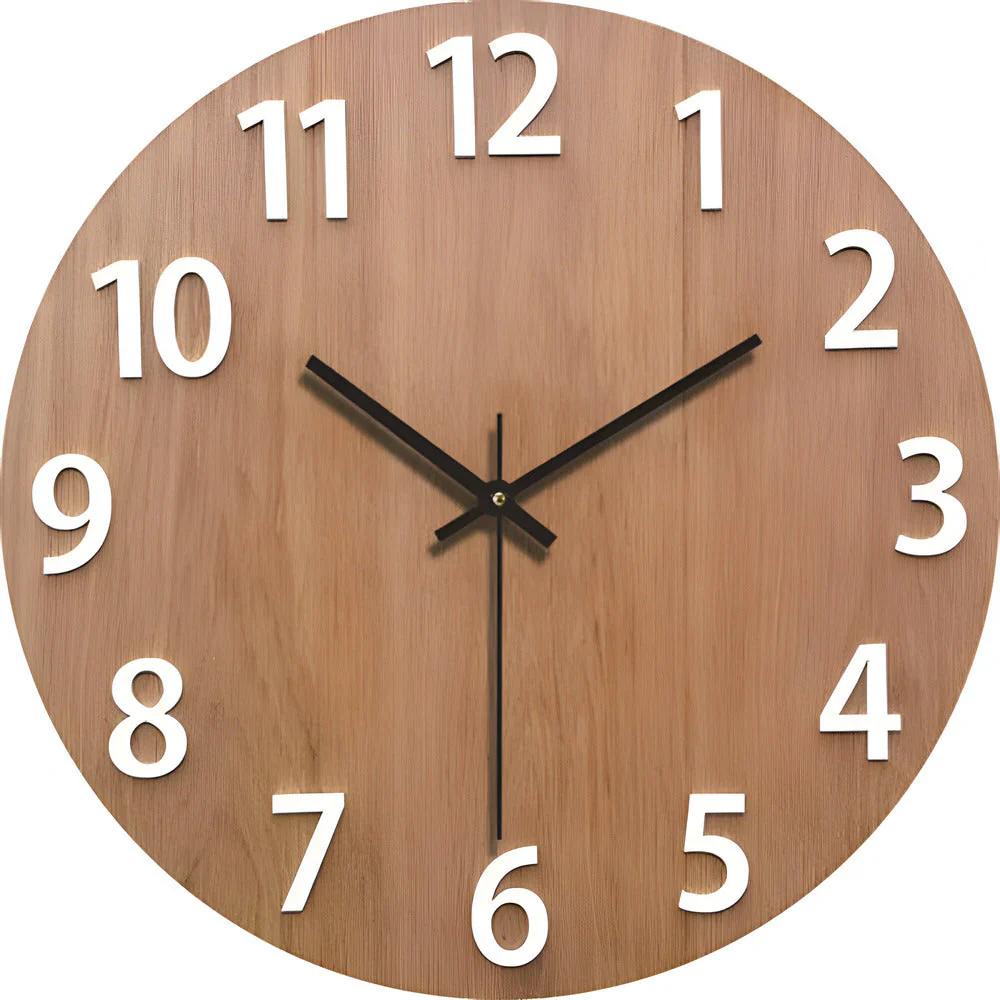 Arista - Minimalistische Houten Wandklok - Image 4