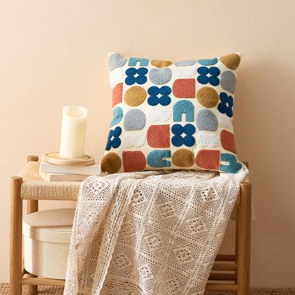 Arthena - Geborduurde Sierkussens met Abstracte Boho Vormen voor Woon- en Slaapkamer - Image 6