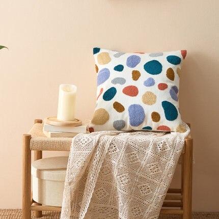 Arthena - Geborduurde Sierkussens met Abstracte Boho Vormen voor Woon- en Slaapkamer - Image 7