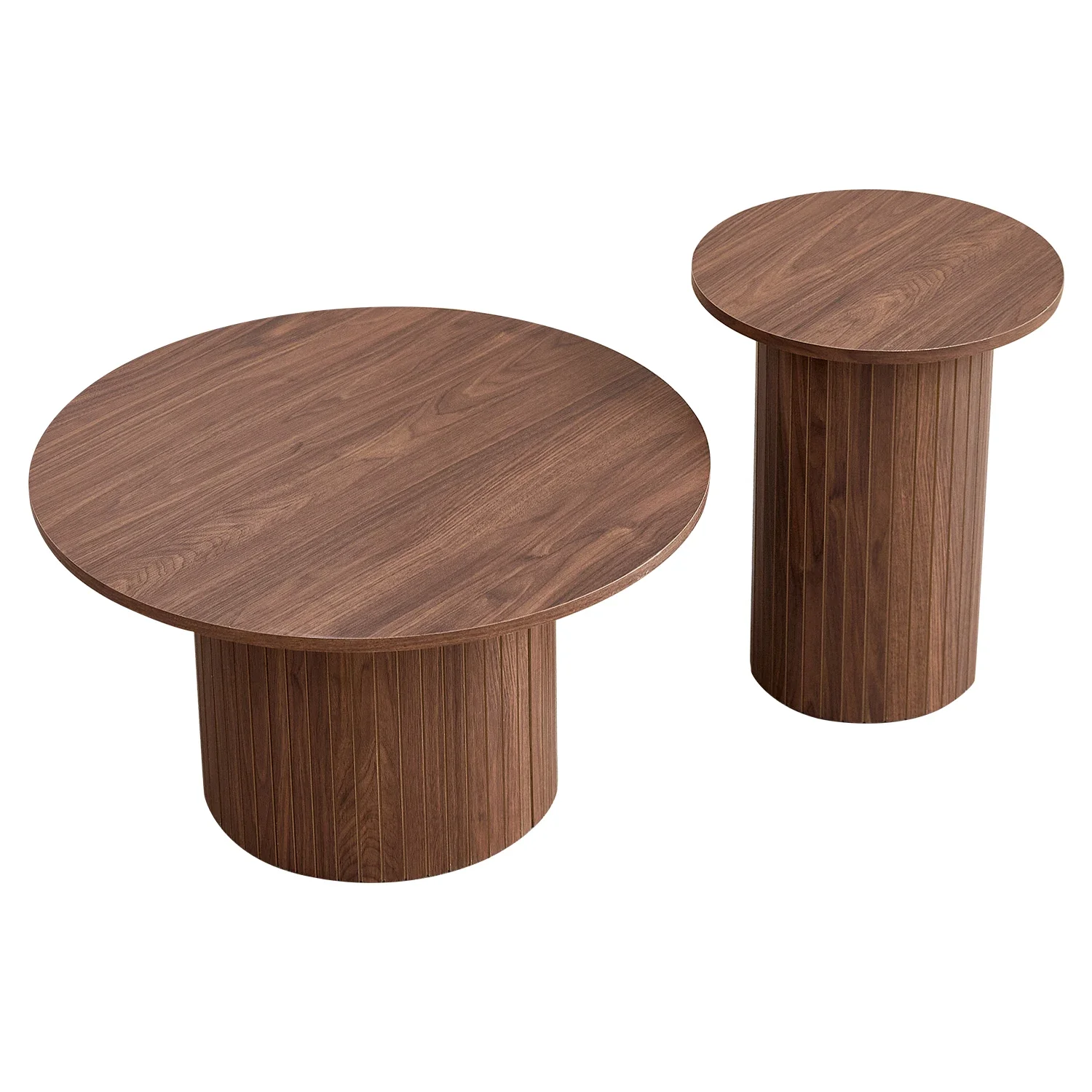 Arvellonn - Ronde Nestbare Salontafel Set 2 Delig 70cm 40cm - Image 5