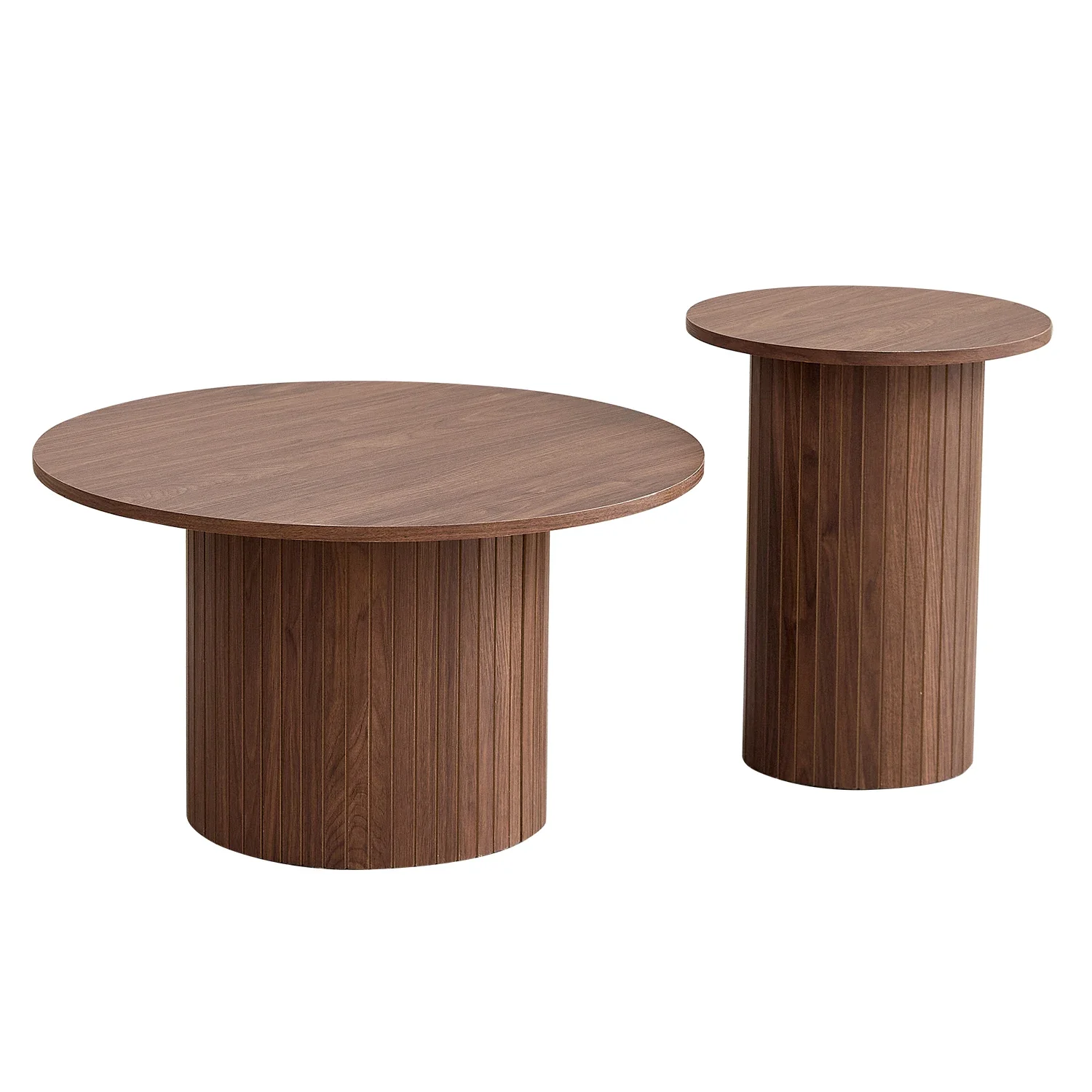 Arvellonn - Ronde Nestbare Salontafel Set 2 Delig 70cm 40cm - Image 6