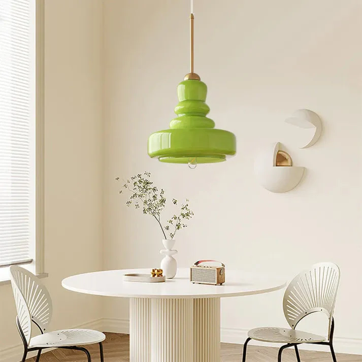 Astraea - Vintage Glazen Hanglamp