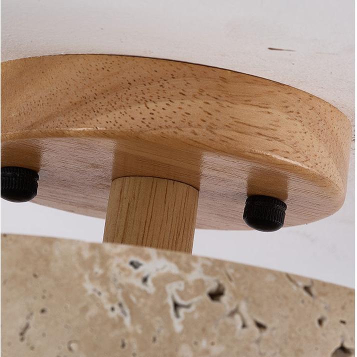Aterna - Ronde Travertin LED Plafondlamp - Image 6