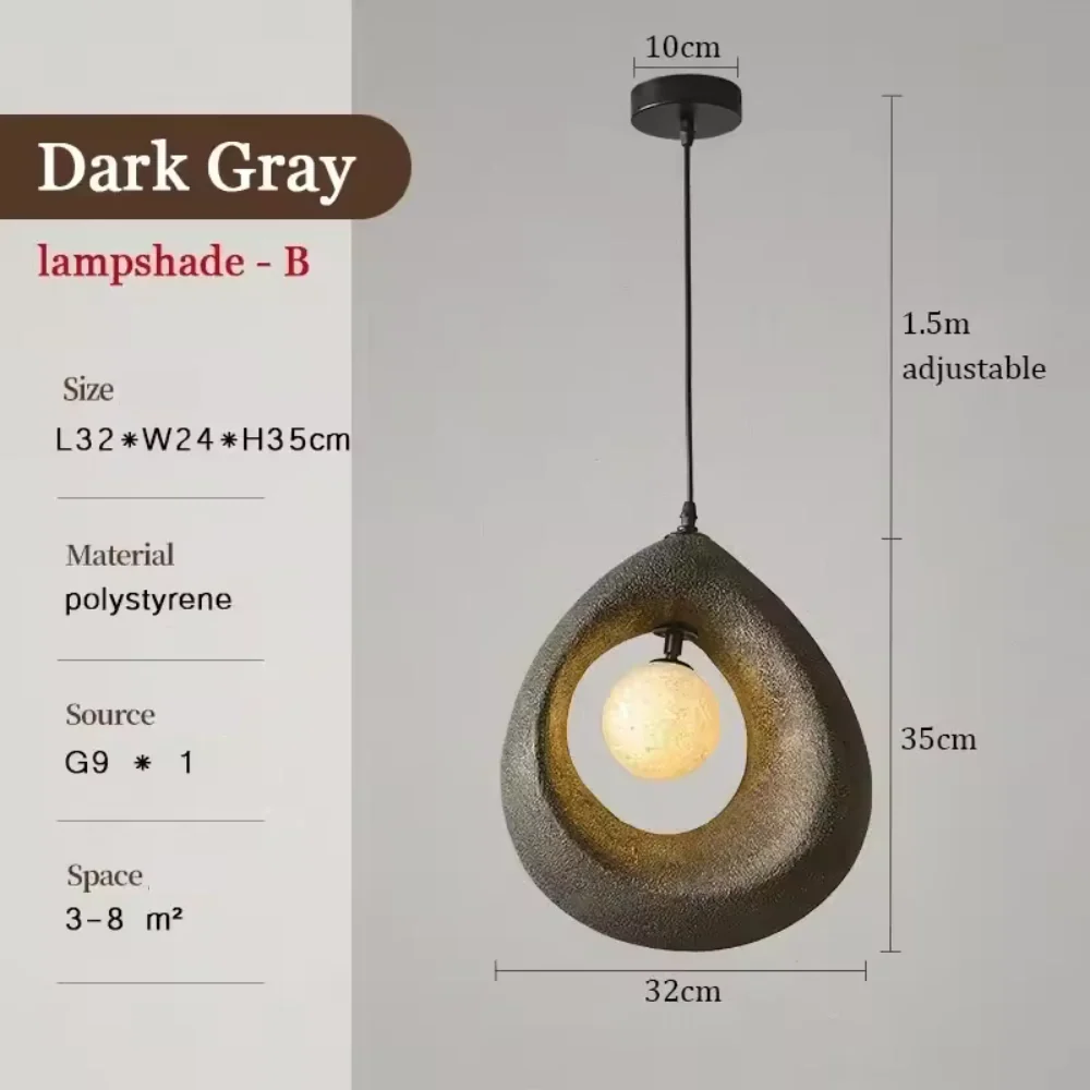 Auralessa - Japanse Wabi Sabi Hanglamp met Minimalistisch Ontwerp - Image 12