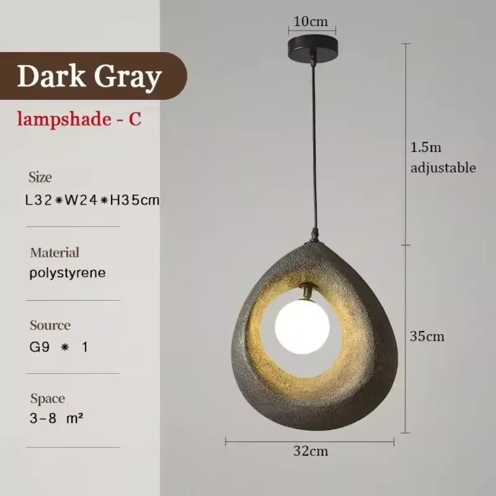 Auralessa - Japanse Wabi Sabi Hanglamp met Minimalistisch Ontwerp - Image 13