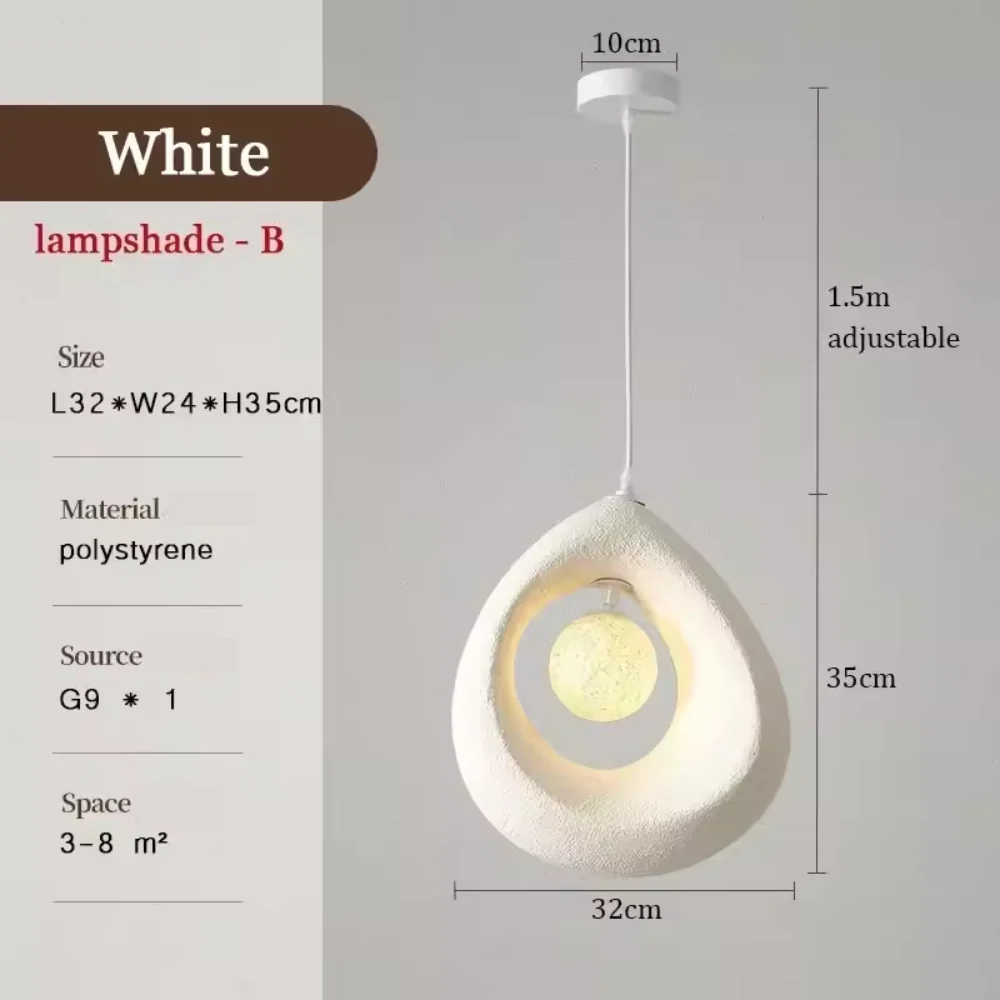 Auralessa - Japanse Wabi Sabi Hanglamp met Minimalistisch Ontwerp - Image 7