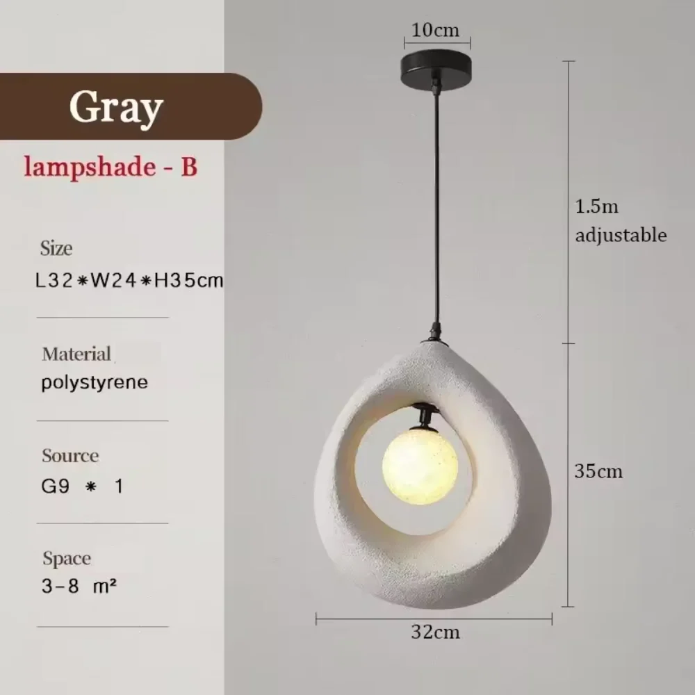 Auralessa - Japanse Wabi Sabi Hanglamp met Minimalistisch Ontwerp - Image 9