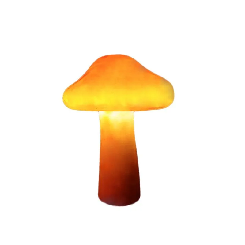 Auravon – LED Tuinlamp Set Paddenstoel Oranje Hars - Image 3