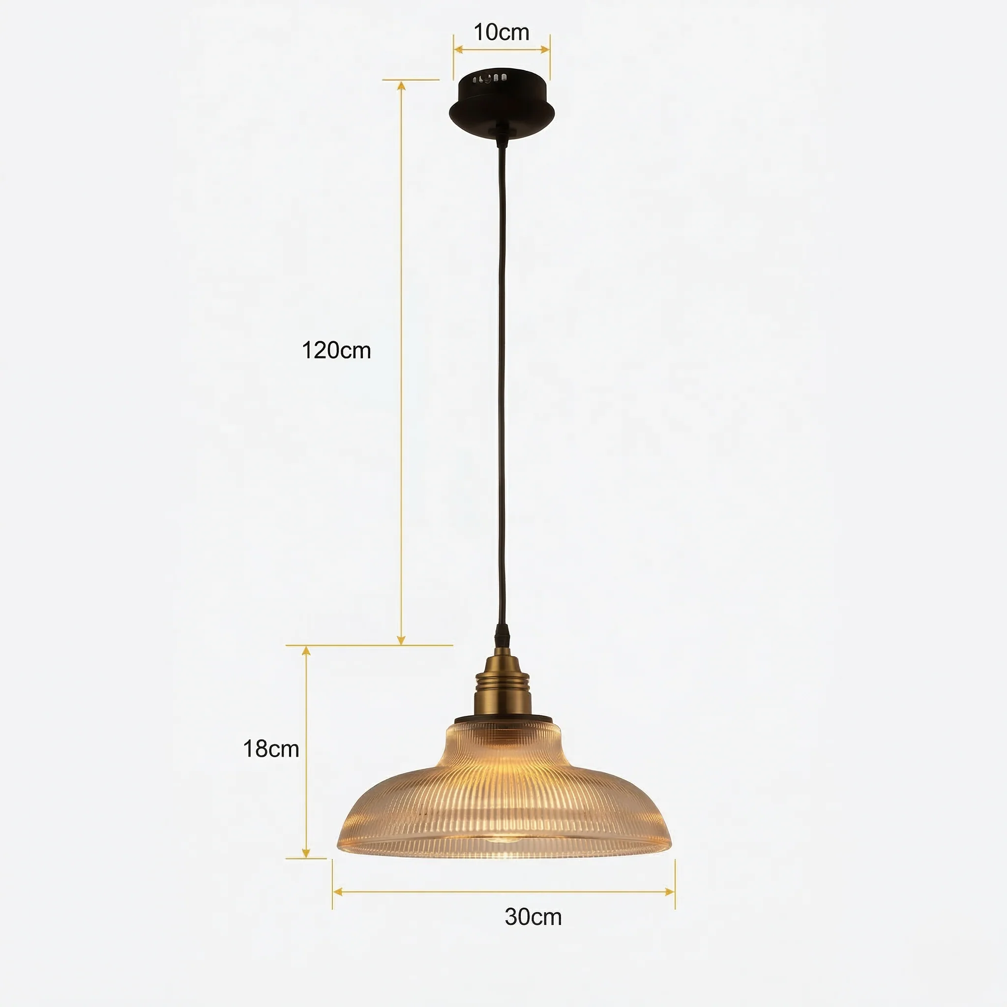 Aureli – Glazen Hanglamp met Warm Licht voor Eettafel & Woonkamer - Image 6