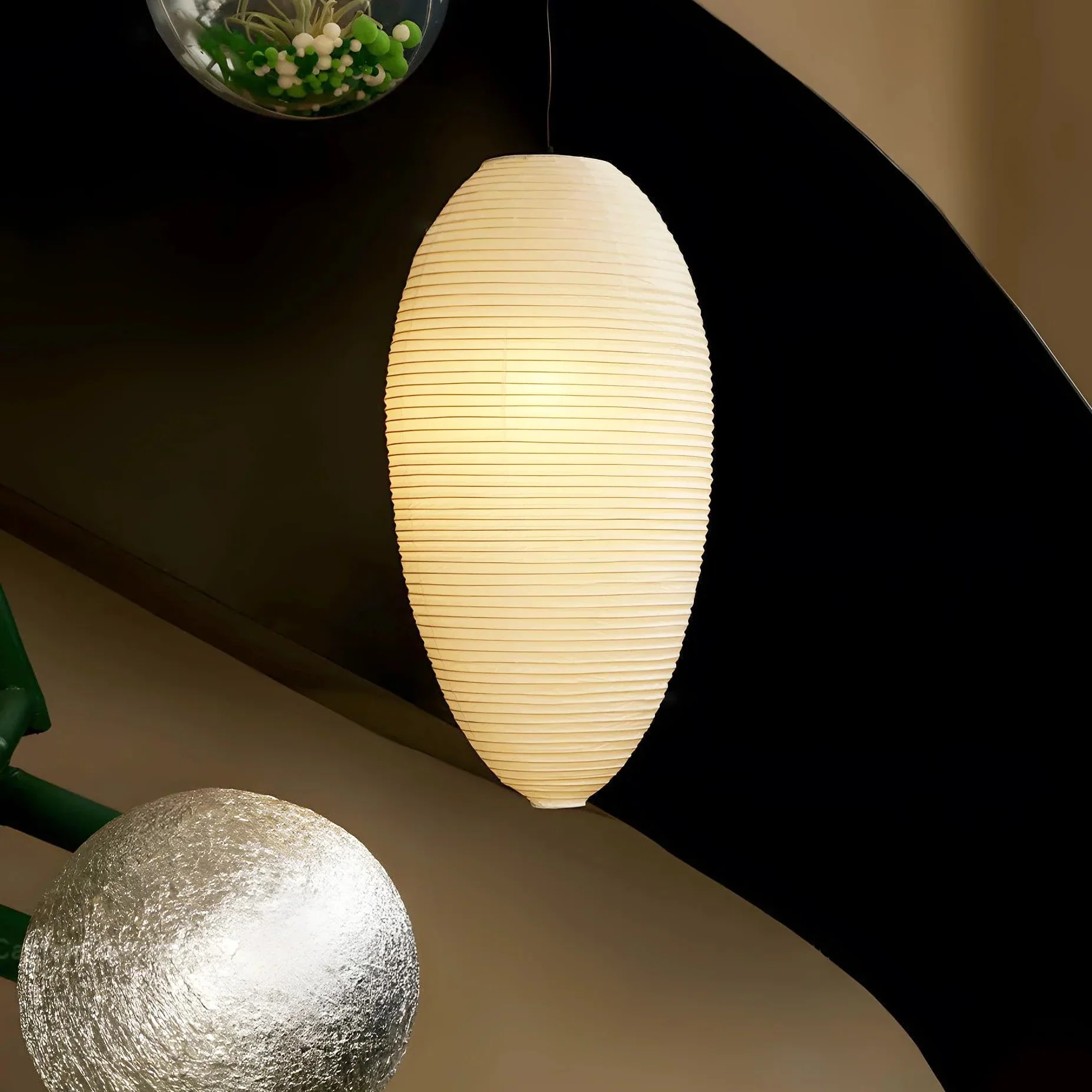 Aureviann - Japandi Papieren Hanglamp - Image 4