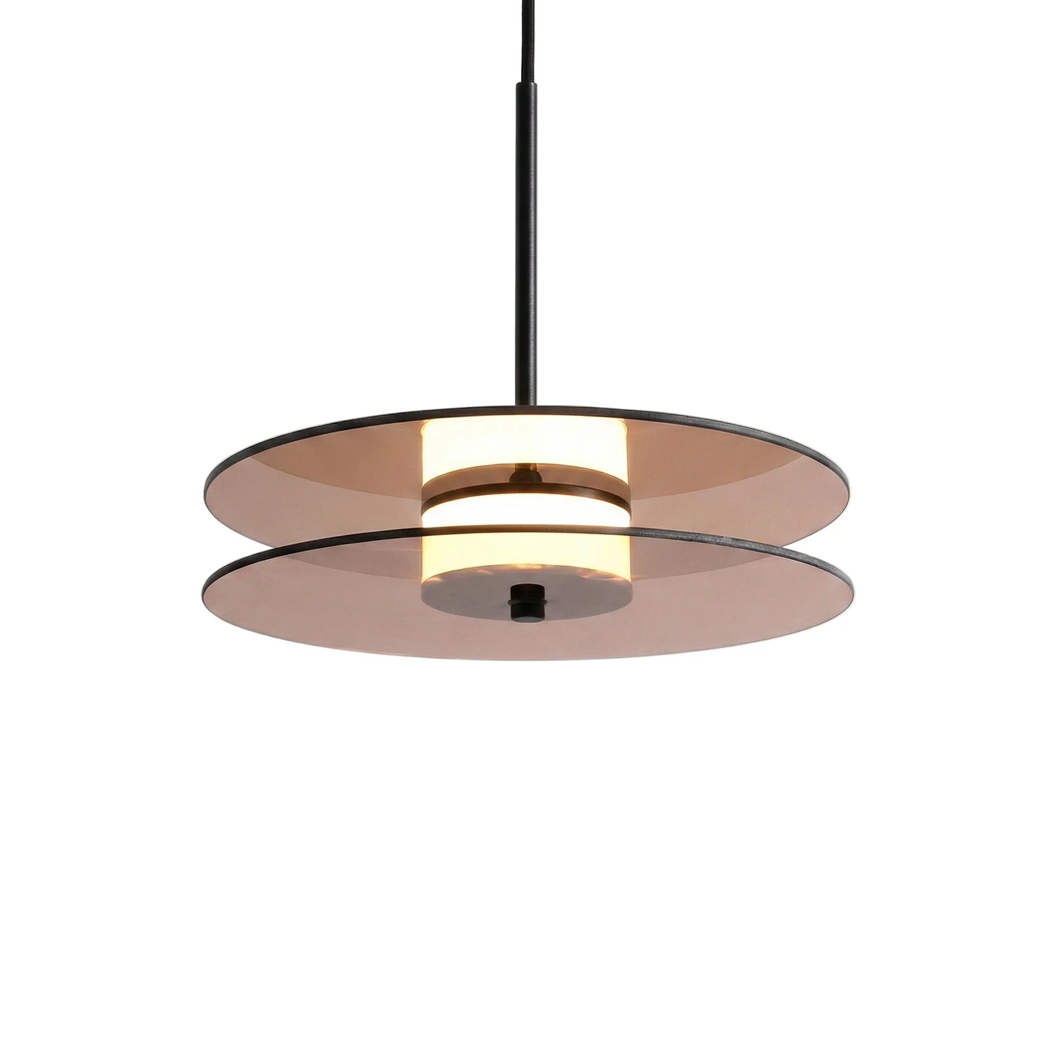 Aurevonn - Minimalistische Glazen Hanglamp Met Amber Gloed