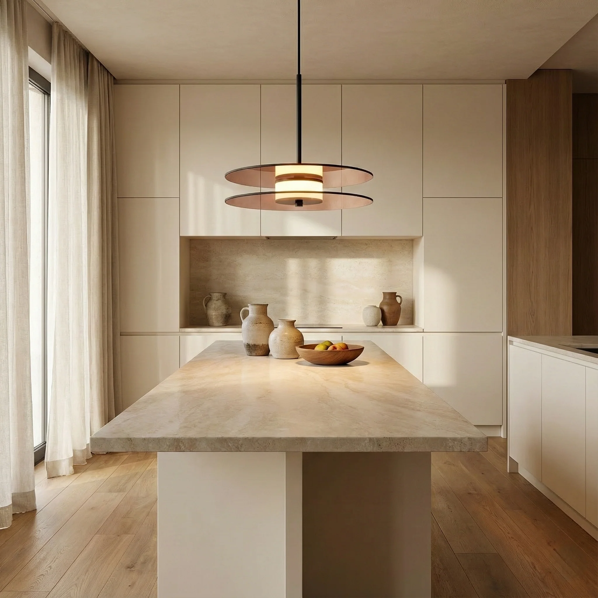 Aurevonn - Minimalistische Glazen Hanglamp Met Amber Gloed - Image 9