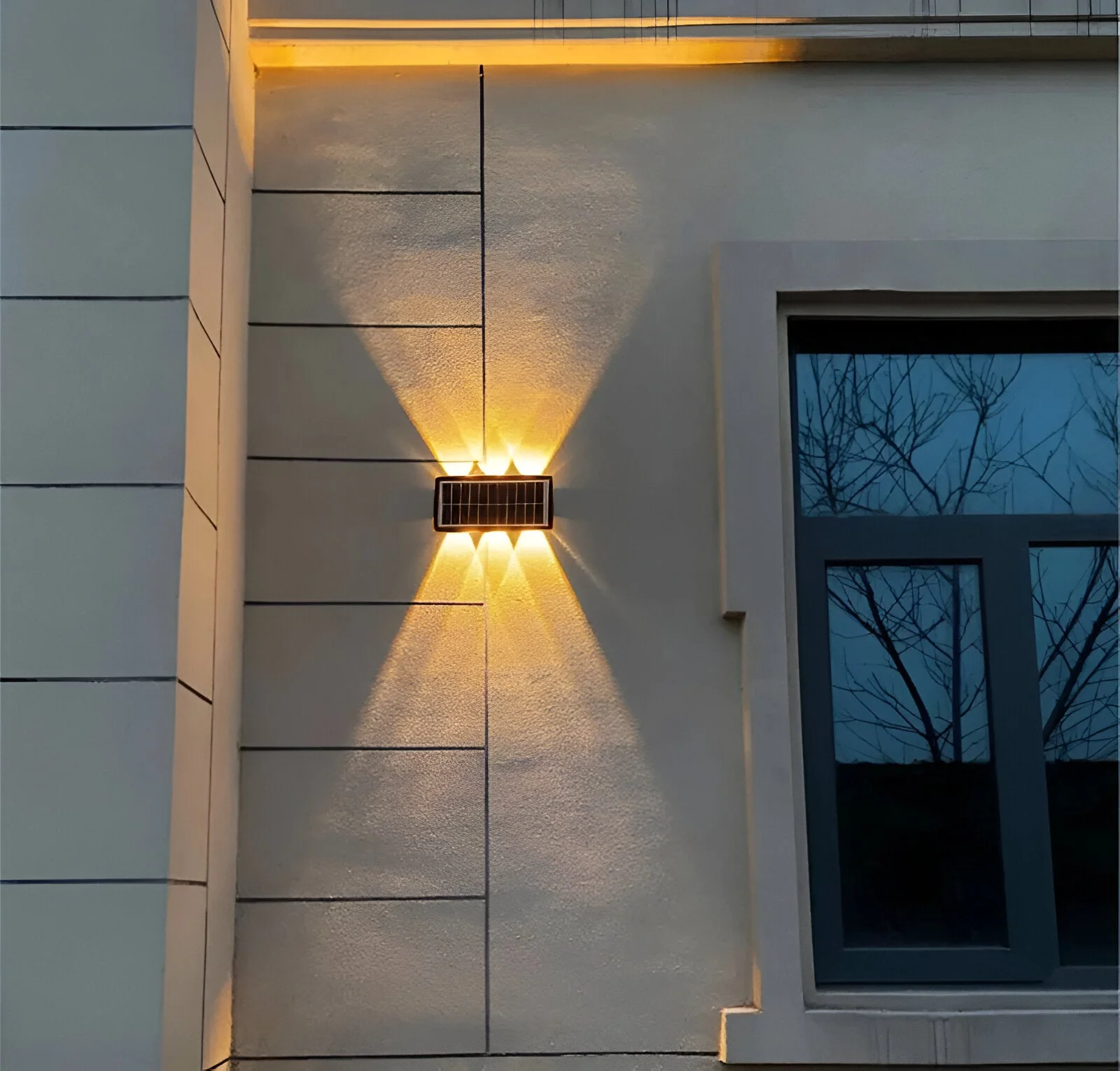 Auristia - Waterdichte LED Solar Wandlamp voor Buiten met Up & Down Verlichting - Image 9