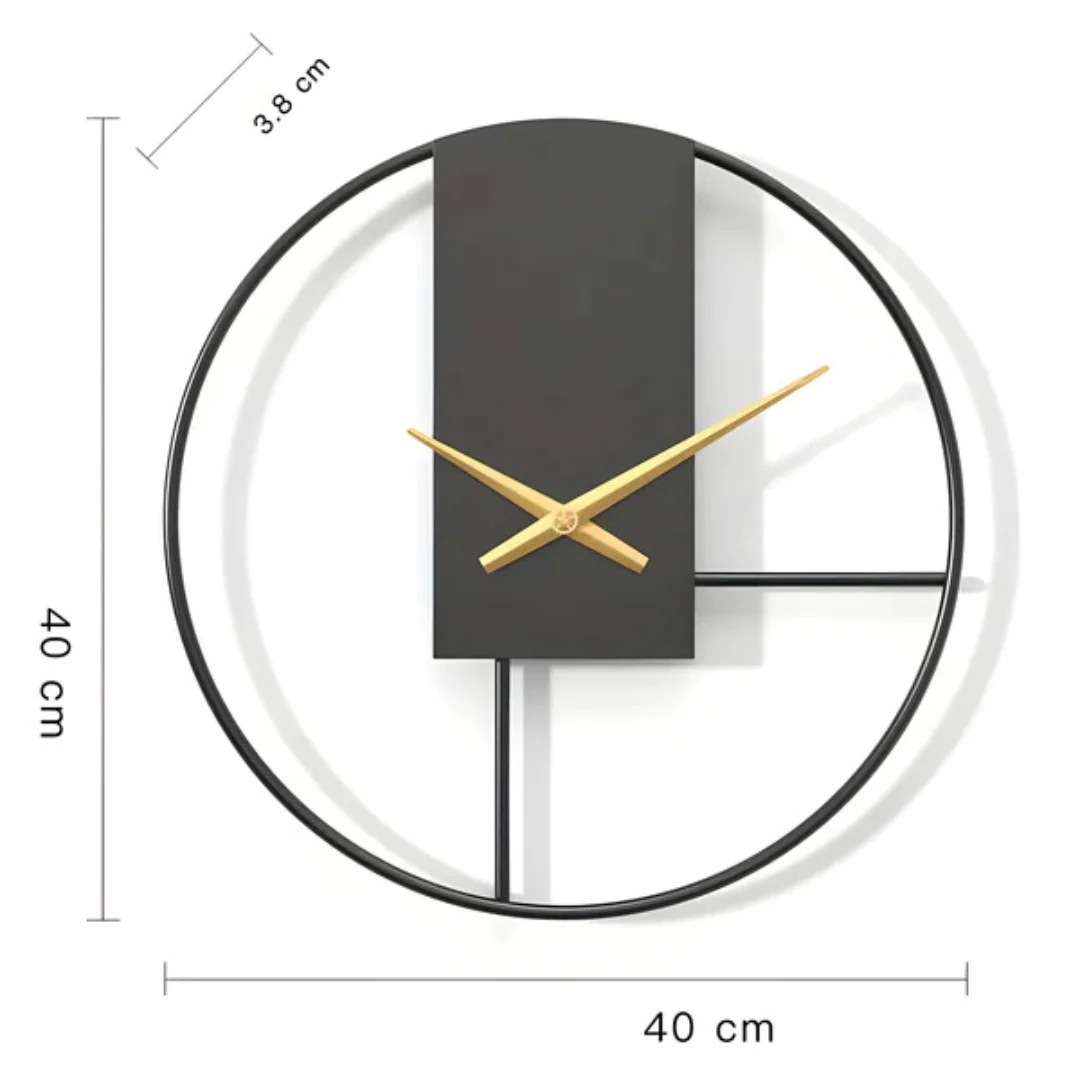 Aurum - Minimalistische Wandklok | Stijlvol & Geluidloos - Image 6