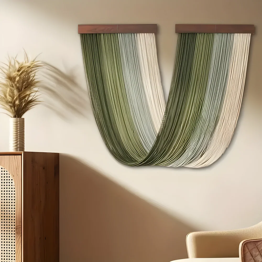 Avelor – Handgemaakte Bohemian Macramé Wandhanger Met - Image 5