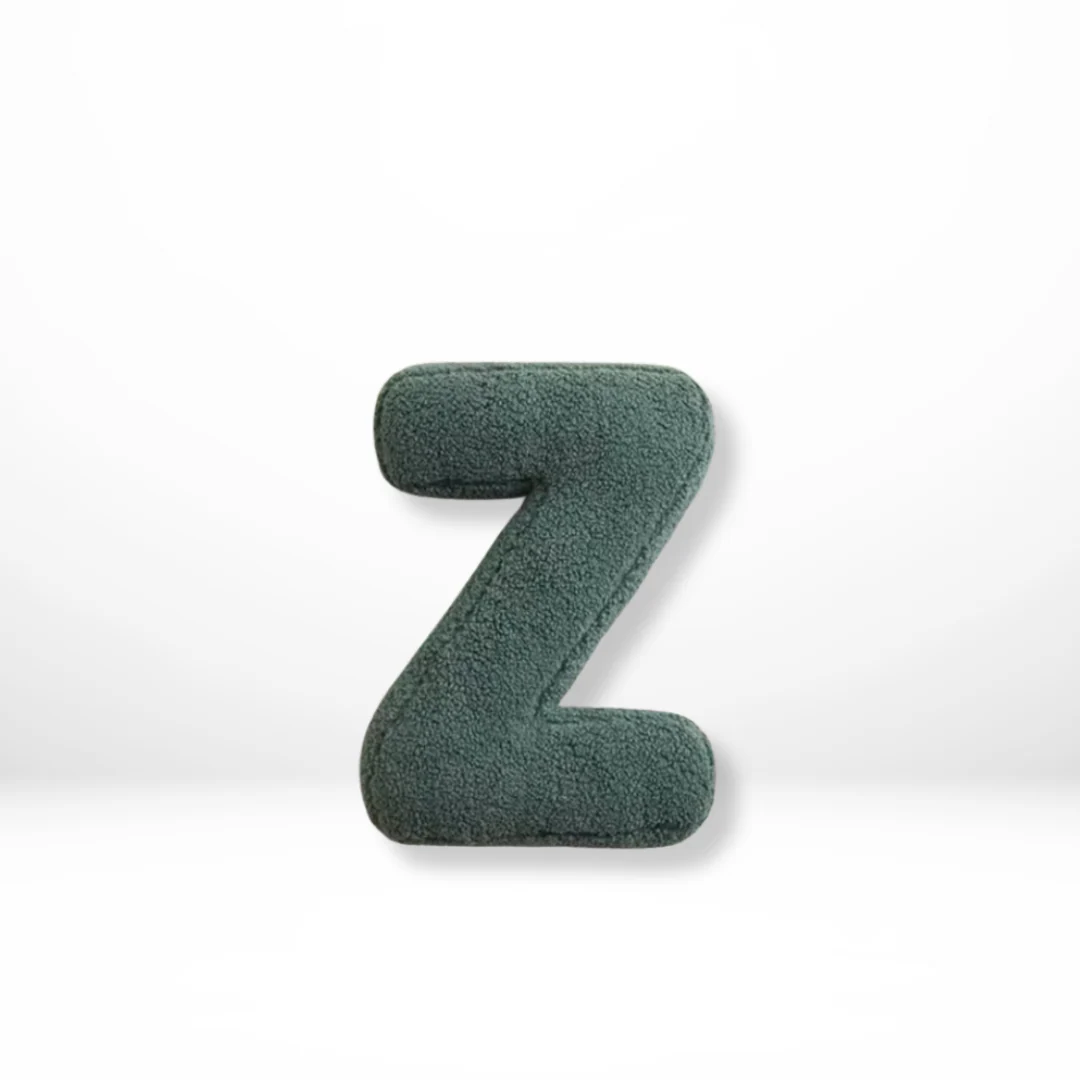 Avenia - Fluwelen Alfabet Sierkussen Met Letters A Tot Z - Image 30