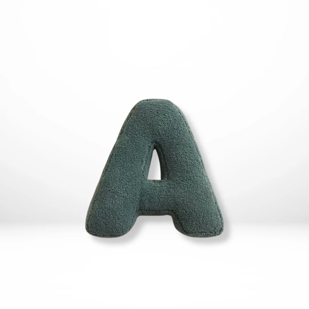 Avenia - Fluwelen Alfabet Sierkussen Met Letters A Tot Z - Image 5