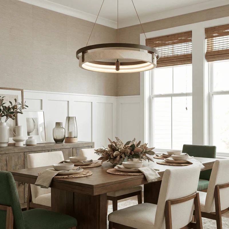 Averoux – Travertin Hanglamp Ringdesign - Image 7