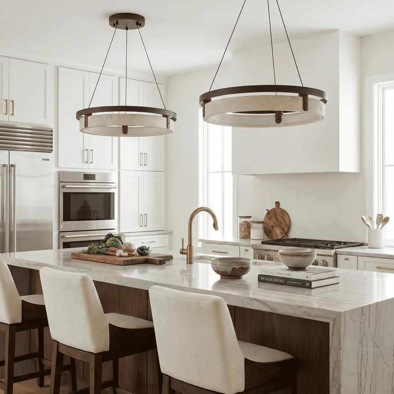 Averoux – Travertin Hanglamp Ringdesign - Image 8