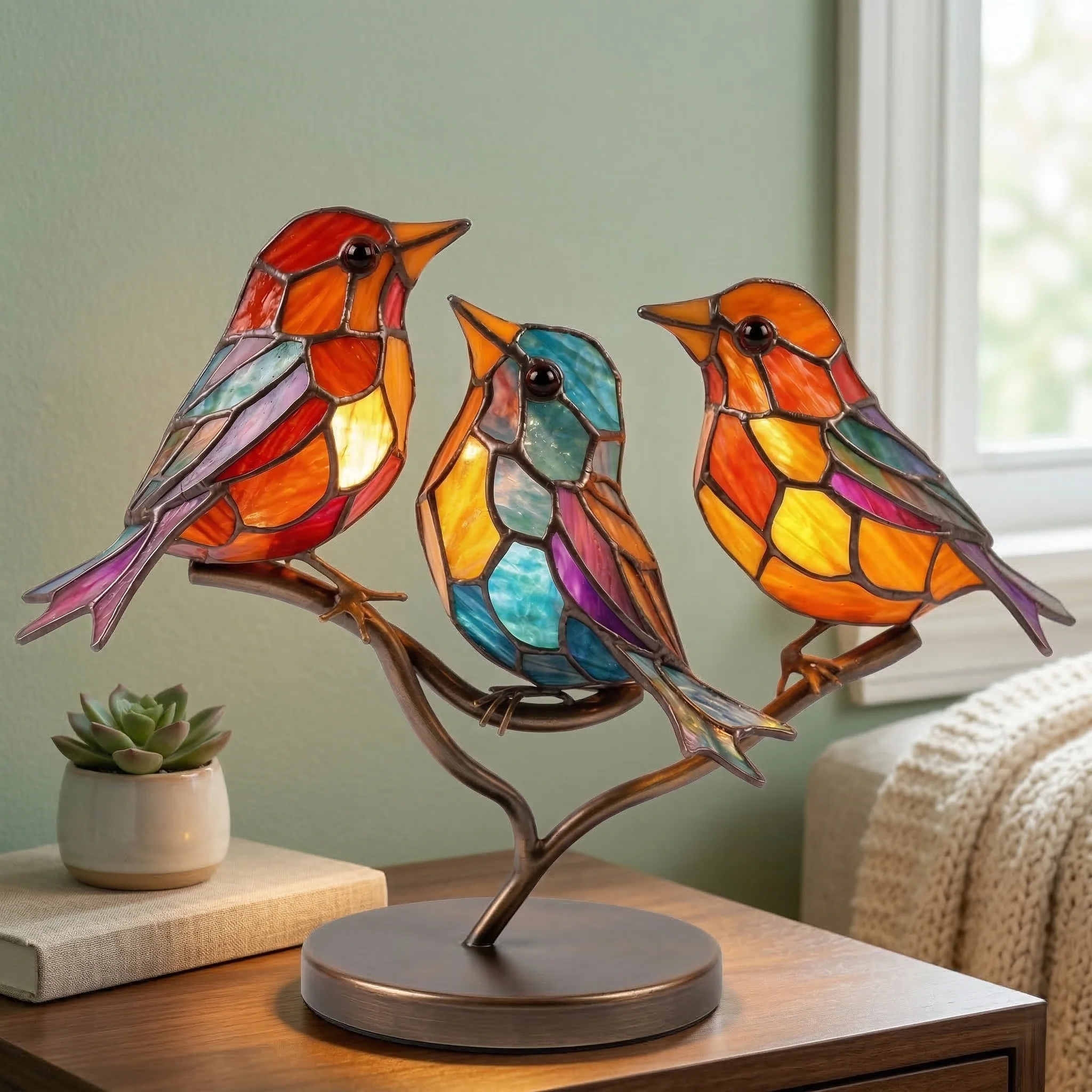 Aviora – Decoratief Vogelbeeld met Artistiek Design