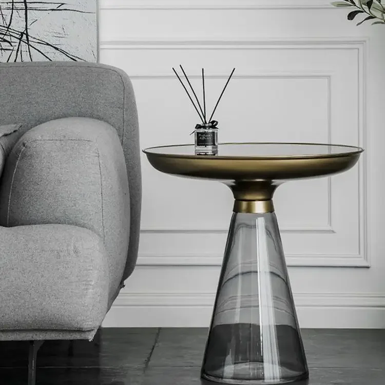 Bellario - Ronde Glazen Salontafel Italiaans Design