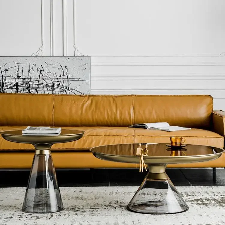 Bellario - Ronde Glazen Salontafel Italiaans Design - Image 2