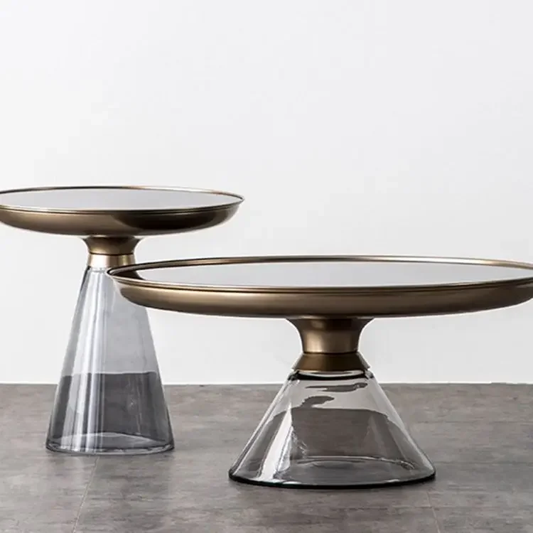 Bellario - Ronde Glazen Salontafel Italiaans Design - Image 3