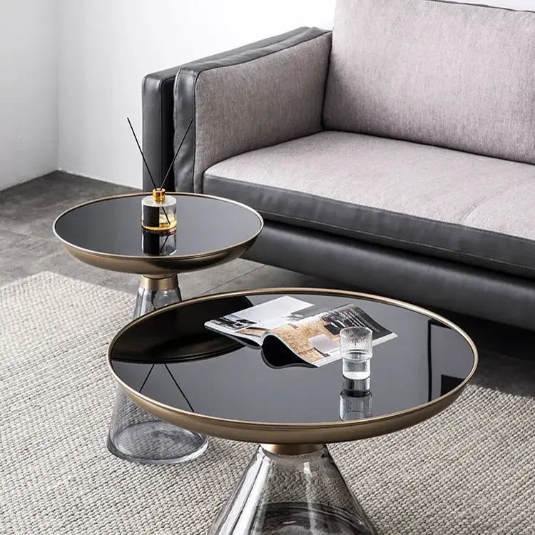 Bellario - Ronde Glazen Salontafel Italiaans Design - Image 4