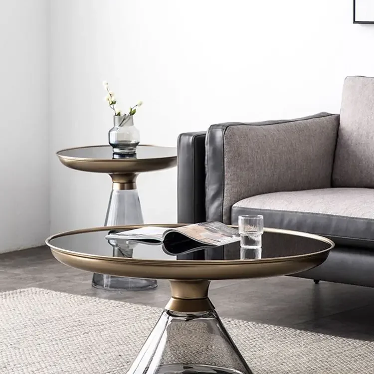 Bellario - Ronde Glazen Salontafel Italiaans Design - Image 5