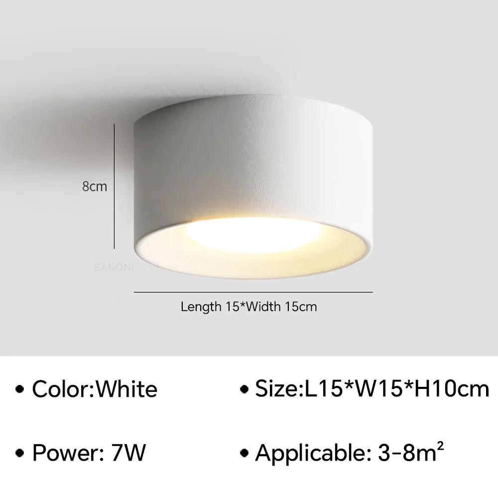 Birelio – Moderne LED Plafondlamp Cilinder Spotlight - Image 3
