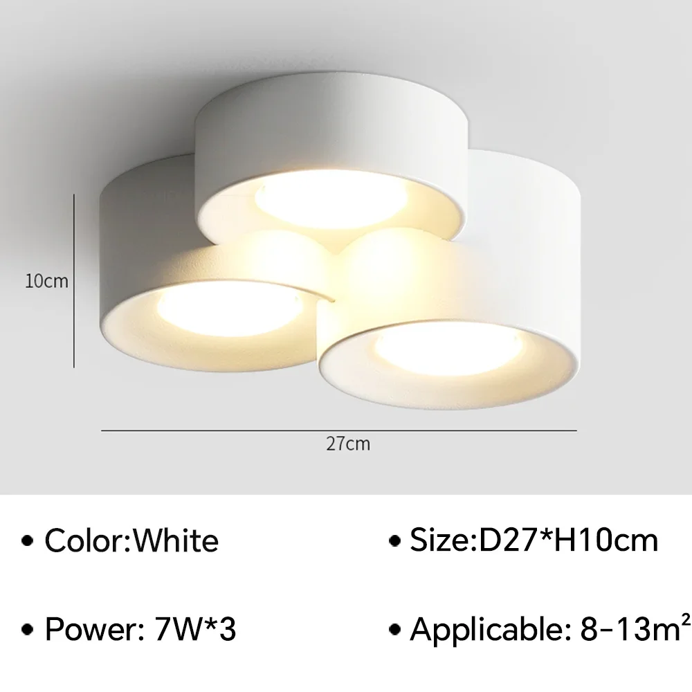 Birelio – Moderne LED Plafondlamp Cilinder Spotlight - Image 4