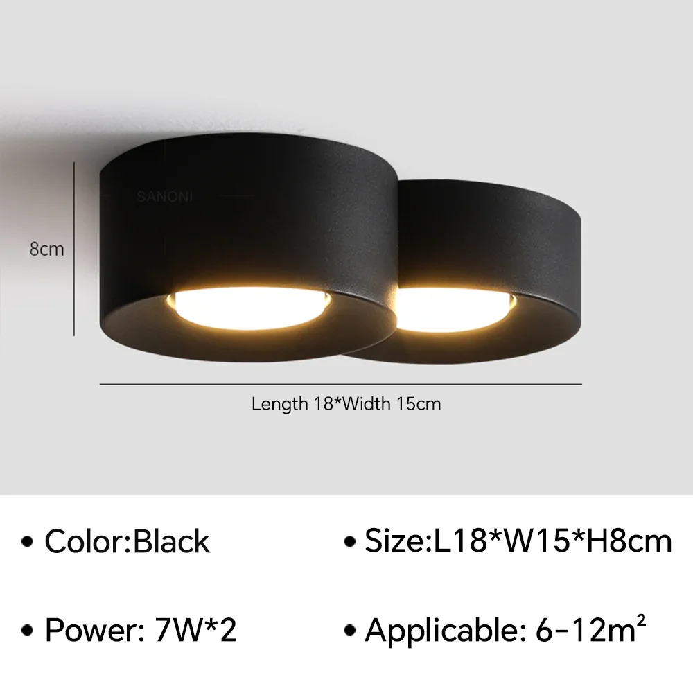 Birelio – Moderne LED Plafondlamp Cilinder Spotlight - Image 5
