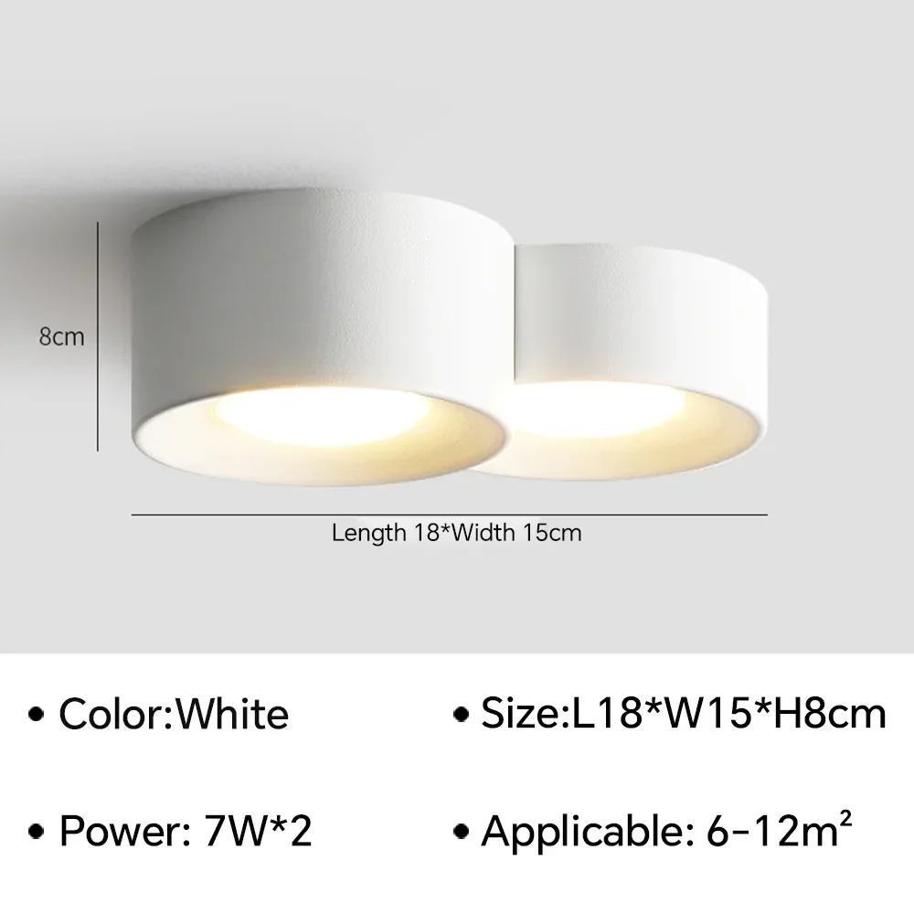 Birelio – Moderne LED Plafondlamp Cilinder Spotlight - Image 6