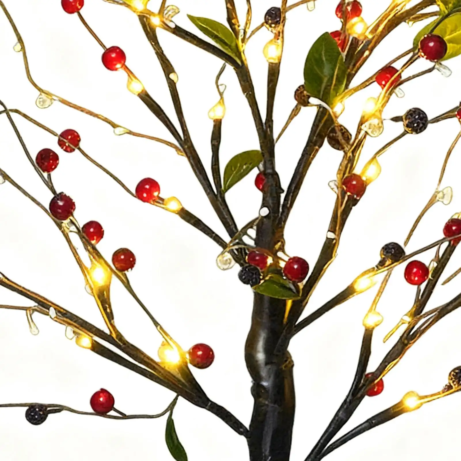 Briella – Verlichte Kerstboom met Rode Bessen voor Tafeldecoratie - Image 6