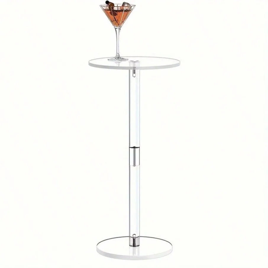 Caeliran - Transparante Ronde Bijzettafel Van Acryl - Image 6