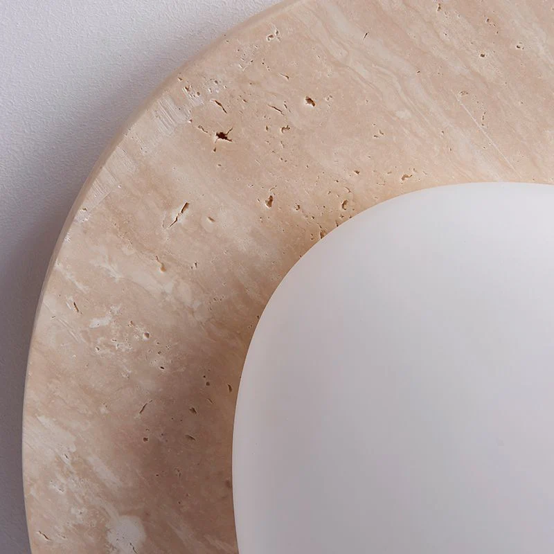 Calla - Crème Travertin LED Plafondlamp - Image 6