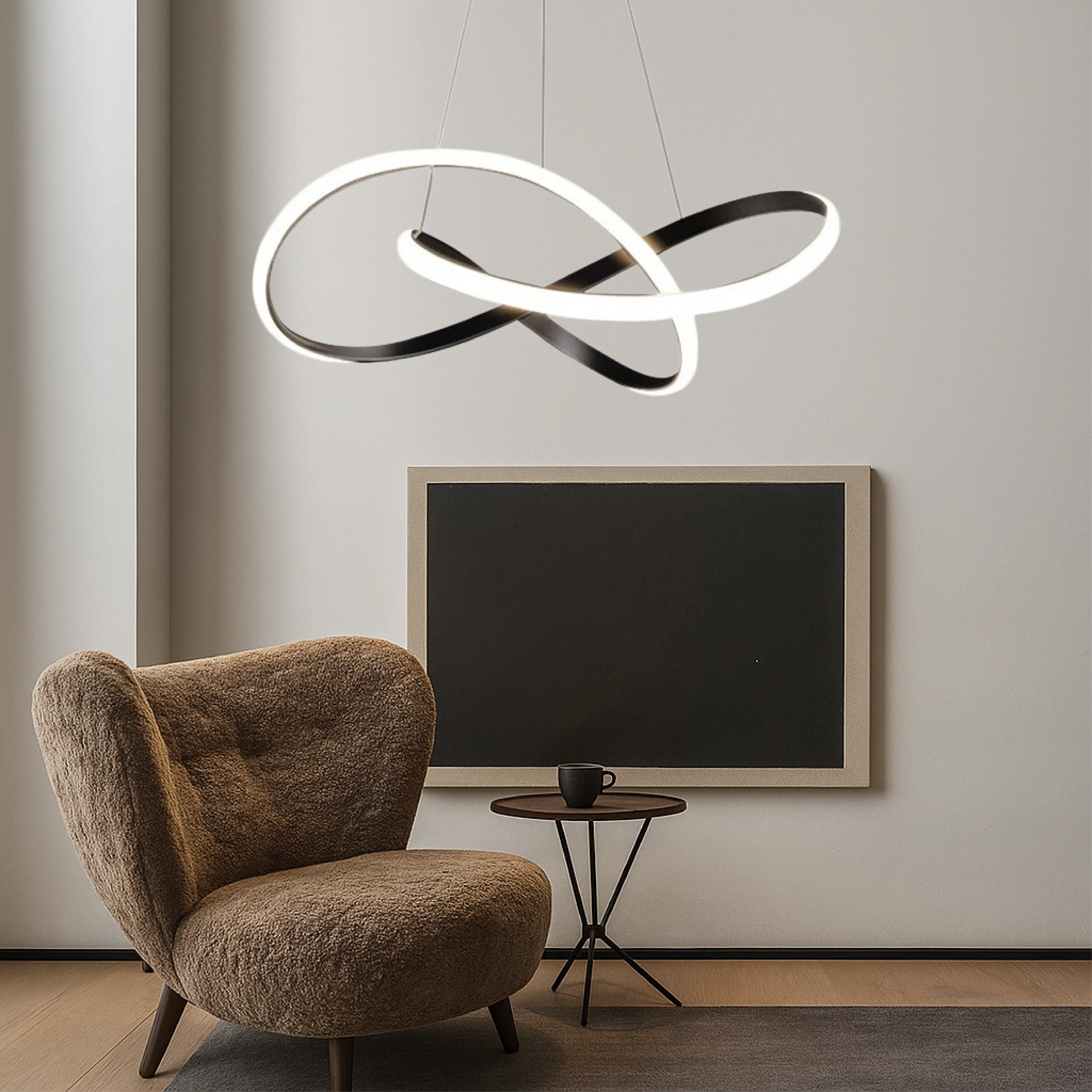 Camara - Moderne Hanglamp Eetkamer Aluminium Zwart - Image 2