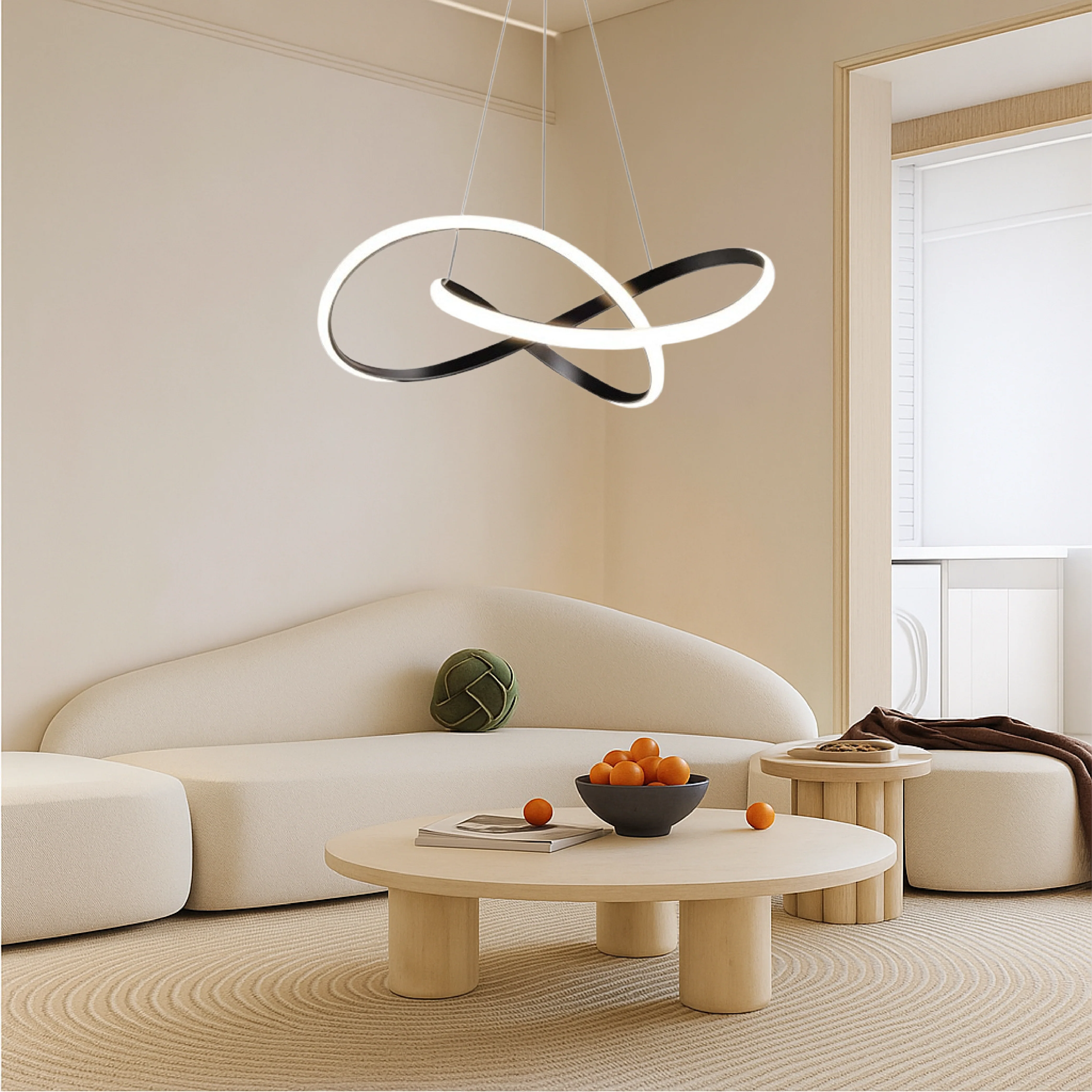 Camara - Moderne Hanglamp Eetkamer Aluminium Zwart - Image 3