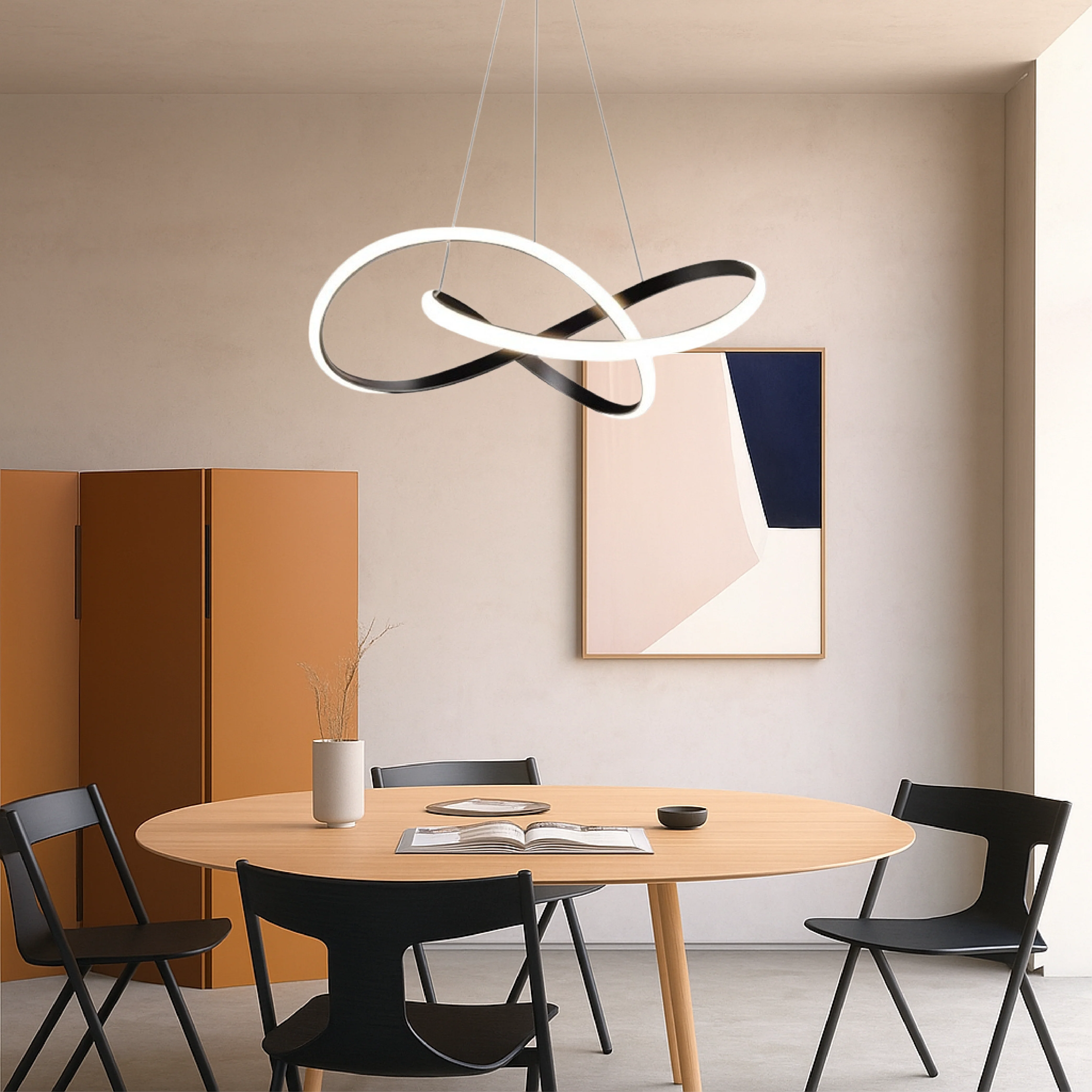 Camara - Moderne Hanglamp Eetkamer Aluminium Zwart - Image 5
