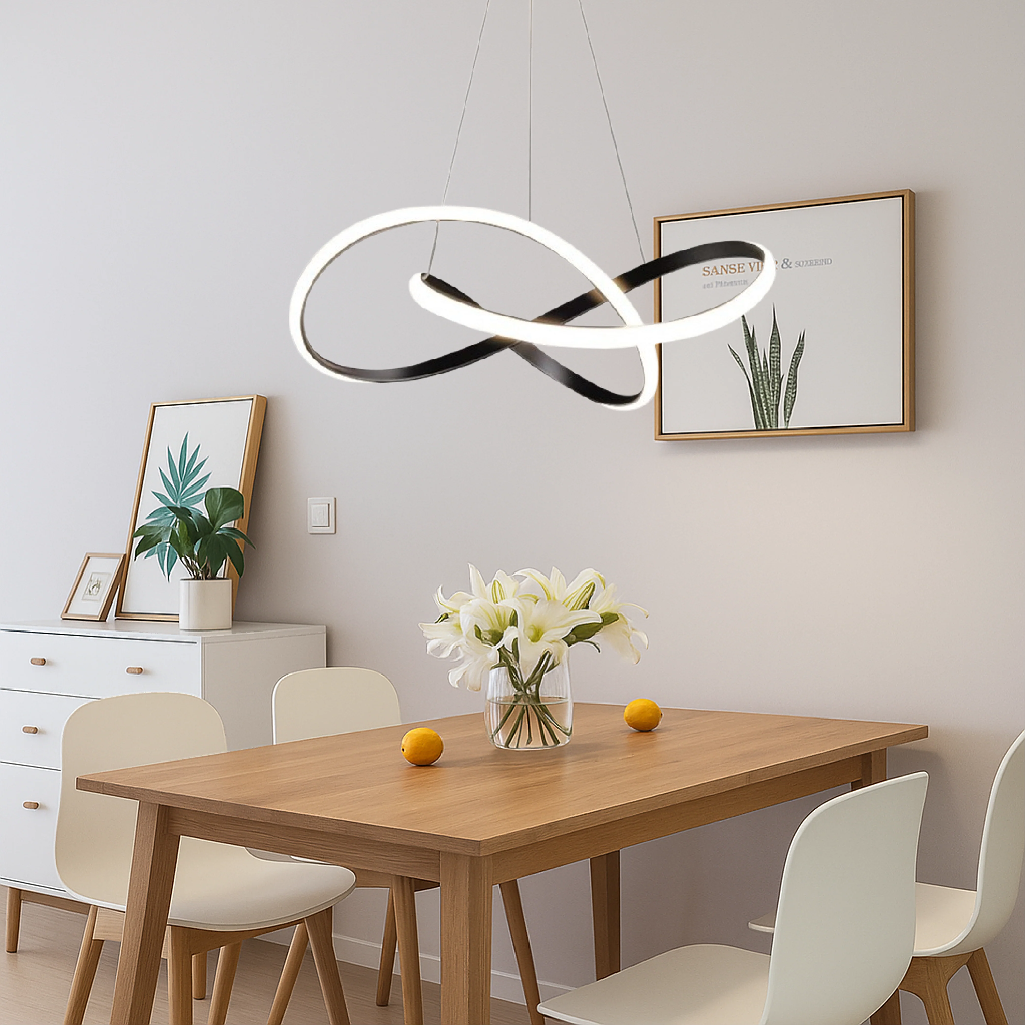 Camara - Moderne Hanglamp Eetkamer Aluminium Zwart - Image 6